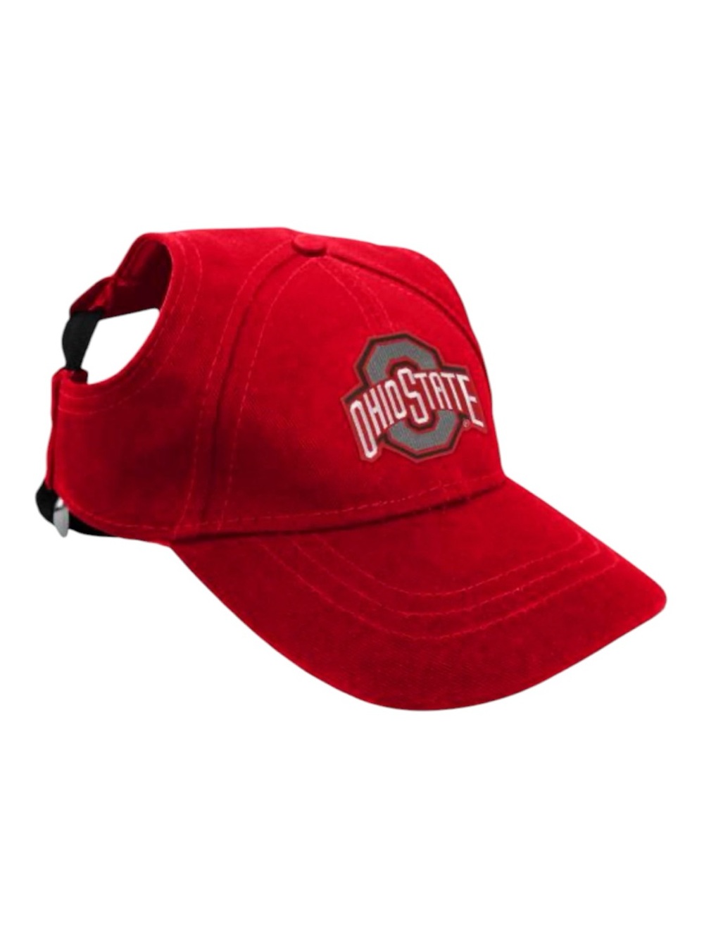 Littlearth NCAA Dog & Cat Baseball Hat, Ohio State Buckeyes